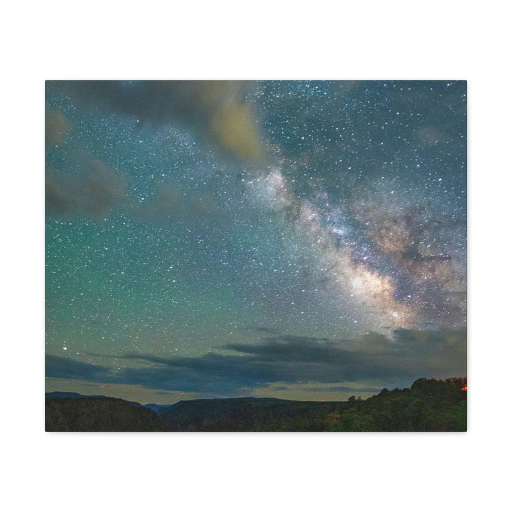 Milky Way Through the Clouds Part 1 - Canvas