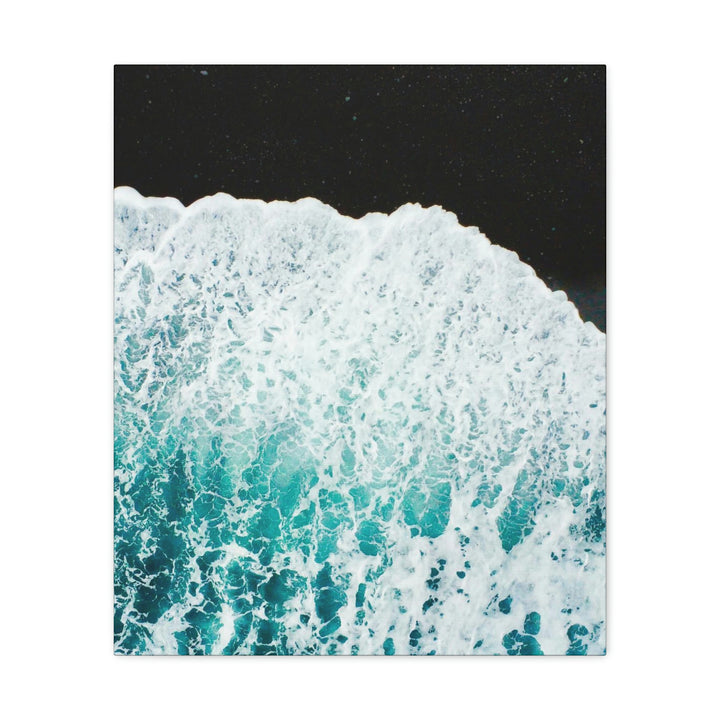 A Wave on Volcanic Sand - Canvas