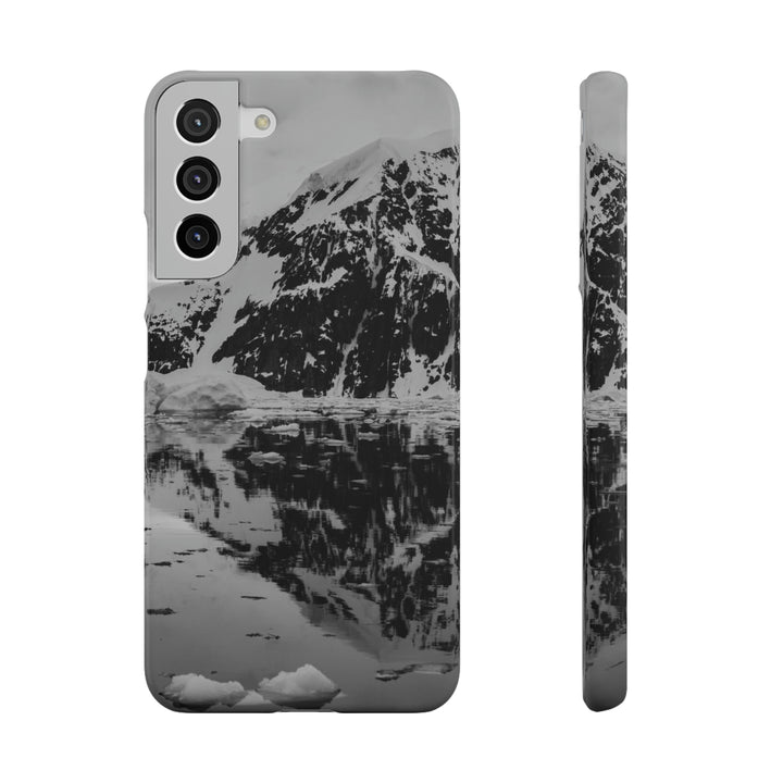 Reflected Calm in Black and White - Phone Case