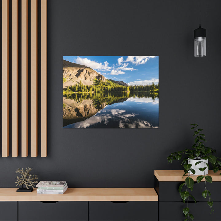 Mountain Scene Reflected - Canvas