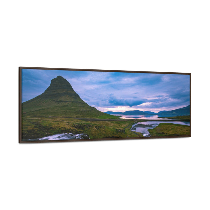 An Icelandic Sunset - Canvas with Frame