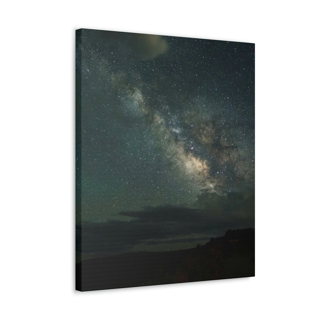 Milky Way Through the Clouds Part 2 - Canvas