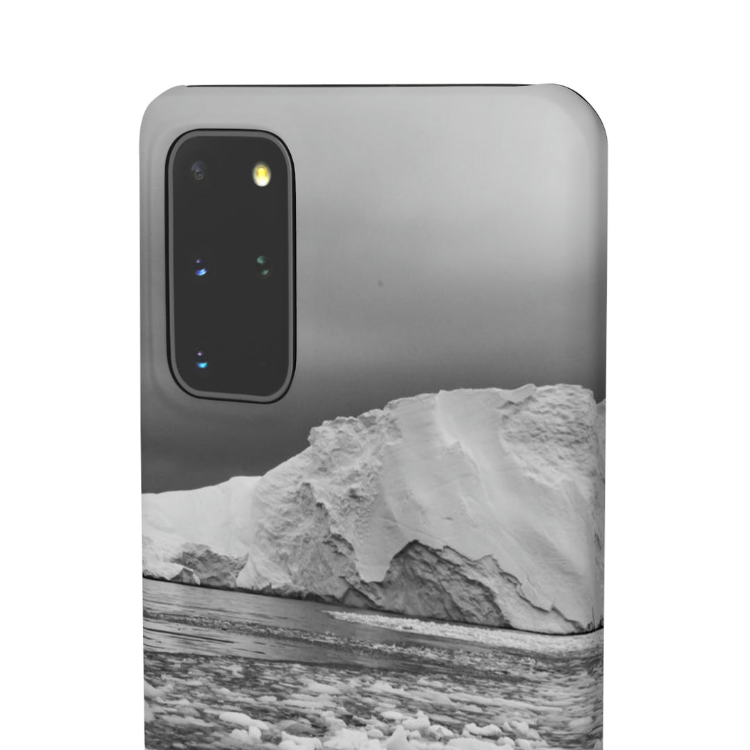 Lane of Ice In Black and White - Phone Case