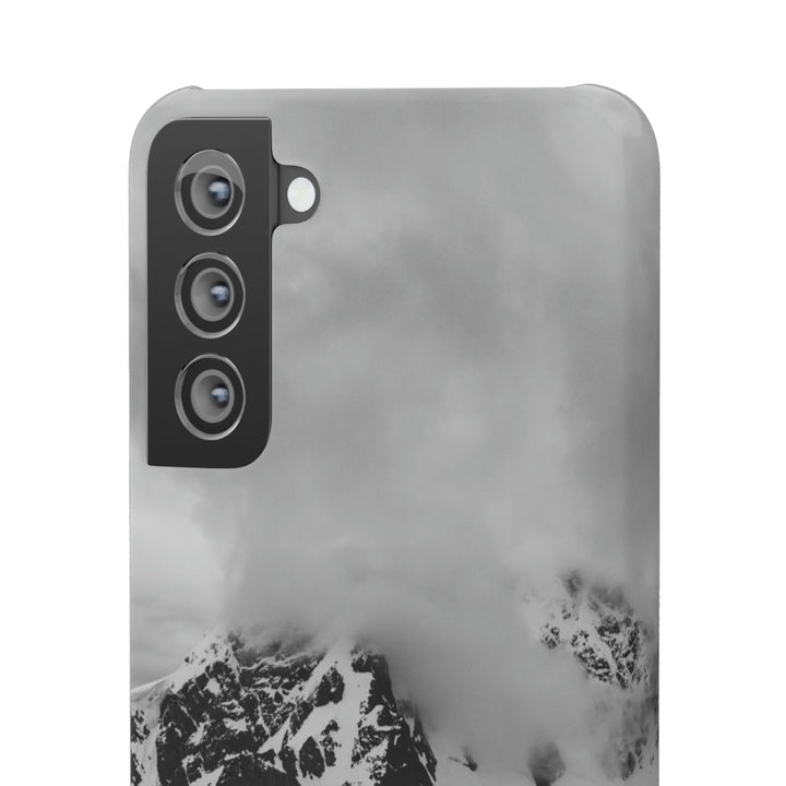 Peaceful Anchoring in Black and White - Phone Case