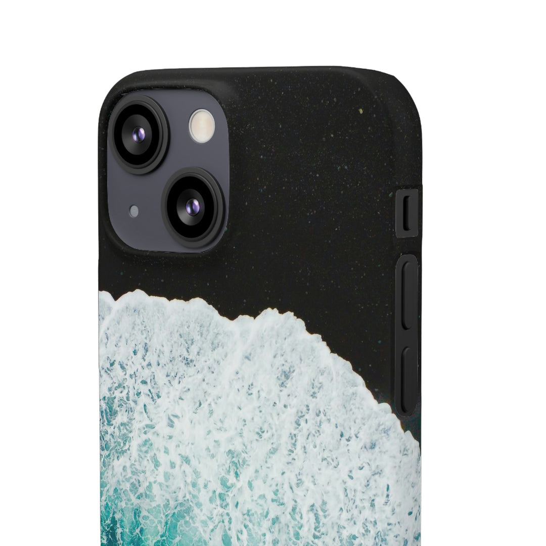 A Wave on Volcanic Sand - Phone Case