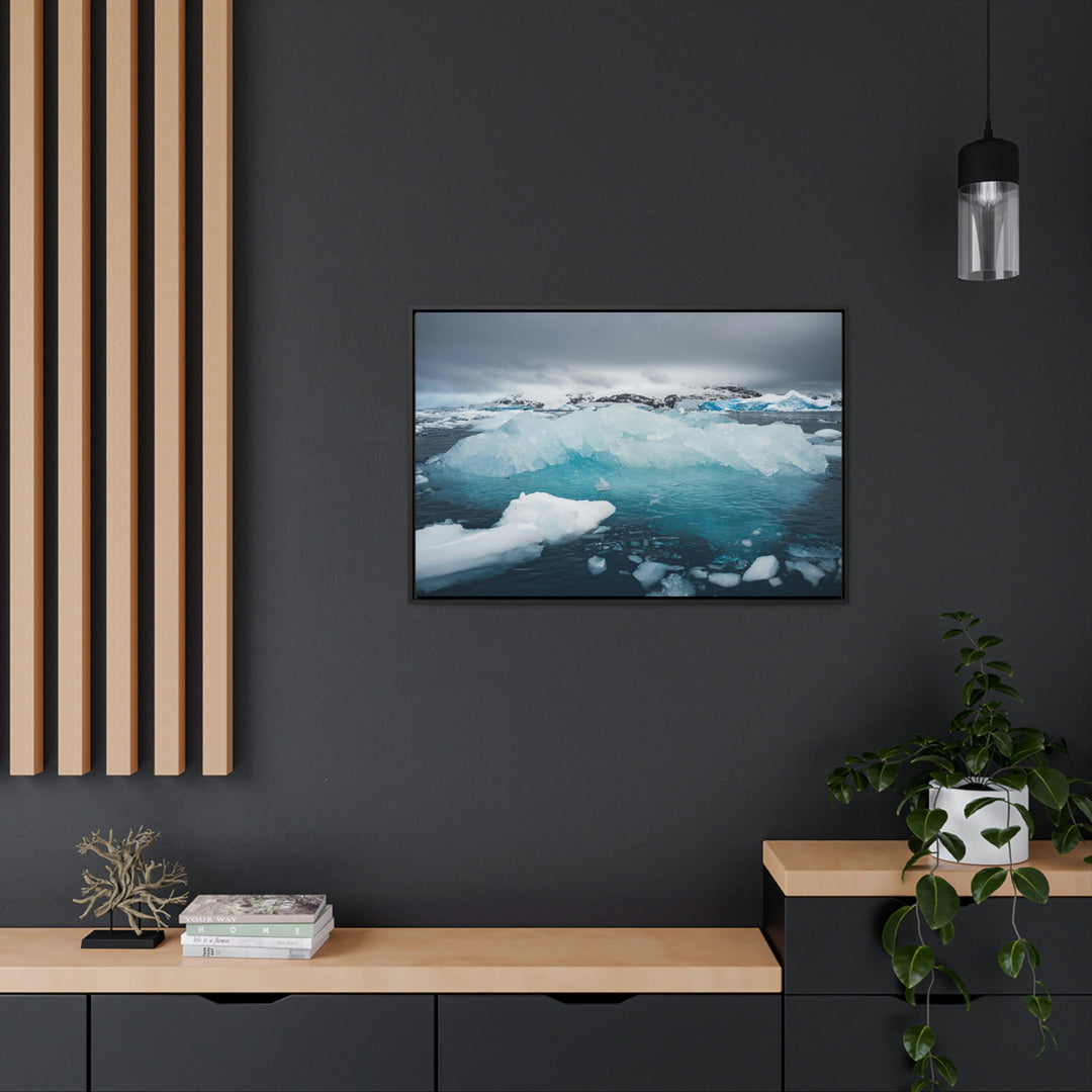 Floating Ice - Canvas with Frame