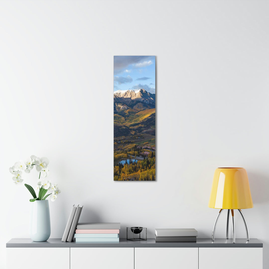 Glowing Mountainside - Canvas