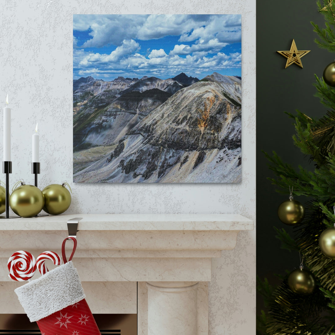 Imogene Pass From the Air - Canvas