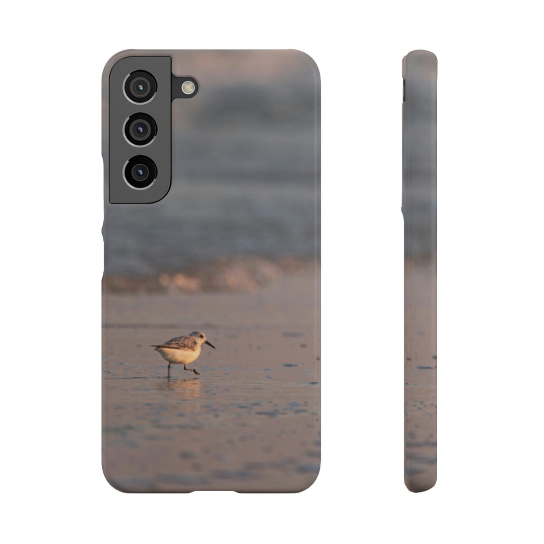 Sanderling in Soft Dusk Light - Phone Case