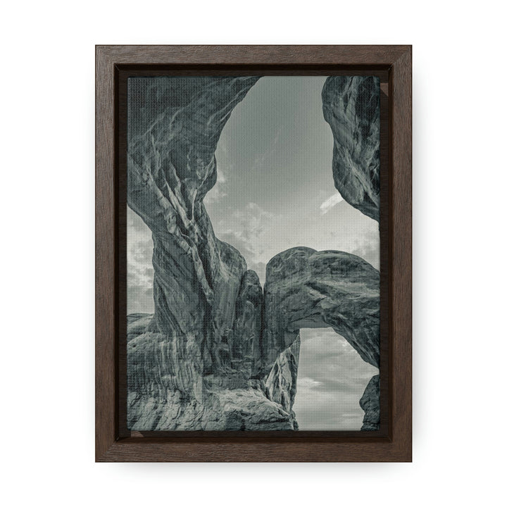 Natural Frames Part 1 in Black and White - Canvas with Frame