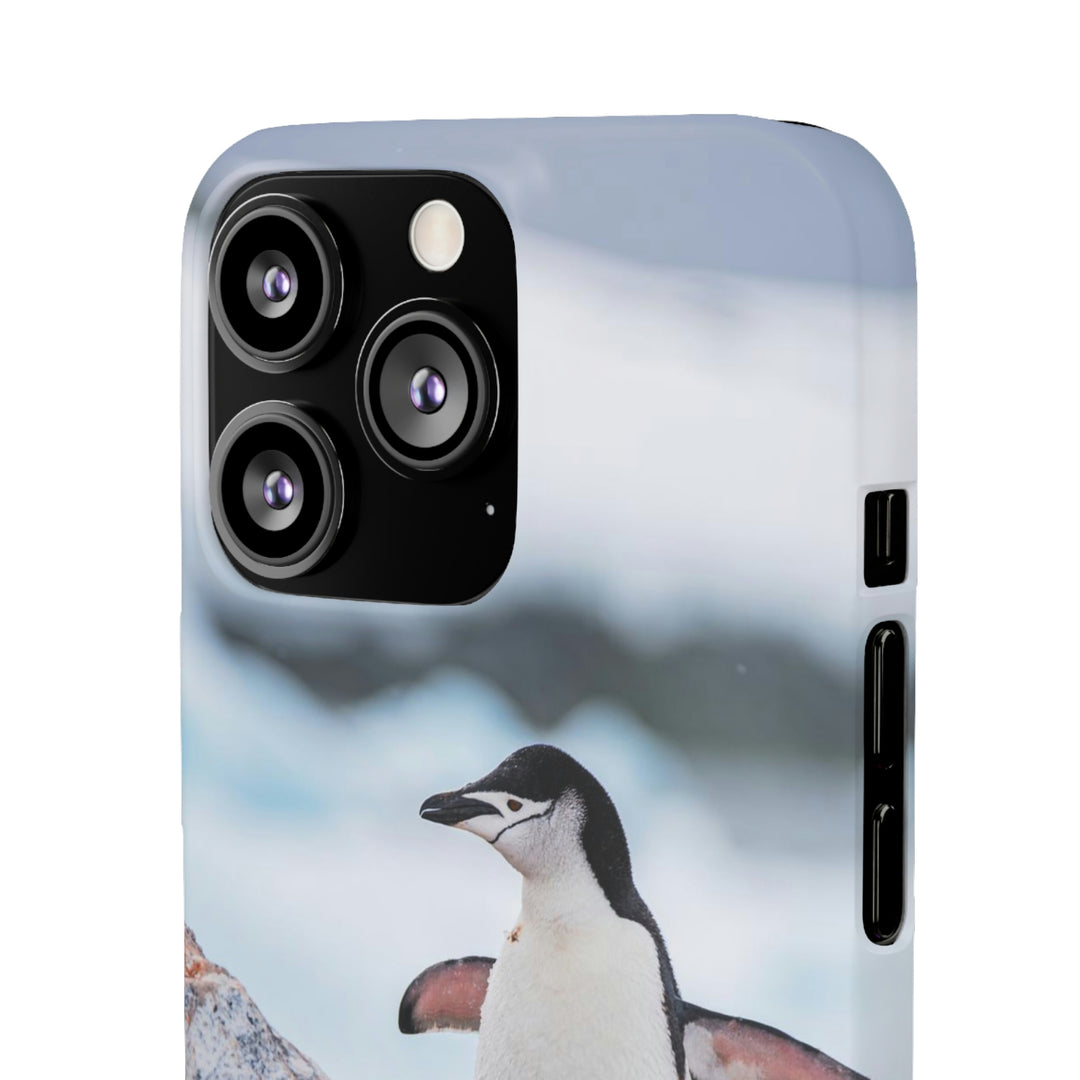 Stretched Penguin - Phone Case