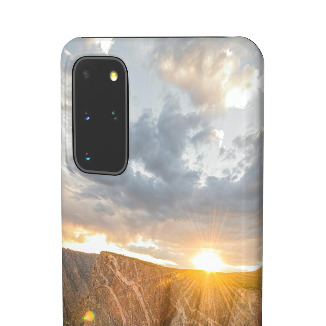 Painted Wall at Sunset Part 2 - Phone Case