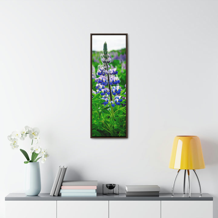 Glowing Lupin - Canvas with Frame