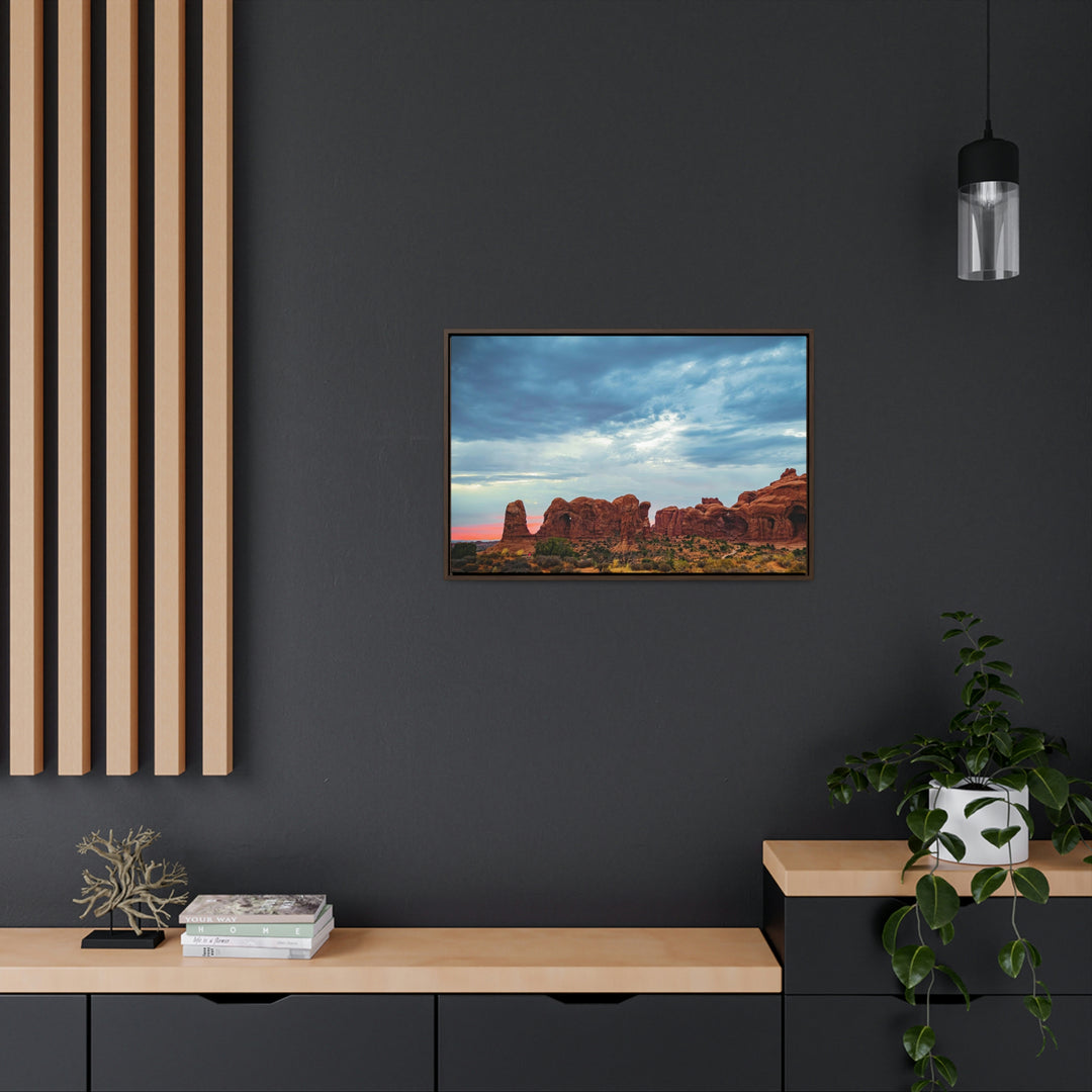 Arches at Sunset - Canvas with Frame