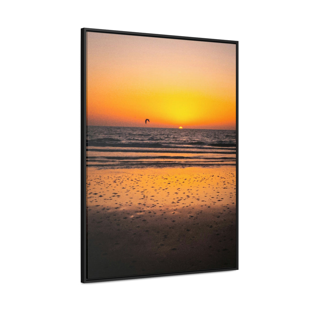 Sunrise on the Sea - Canvas with Frame