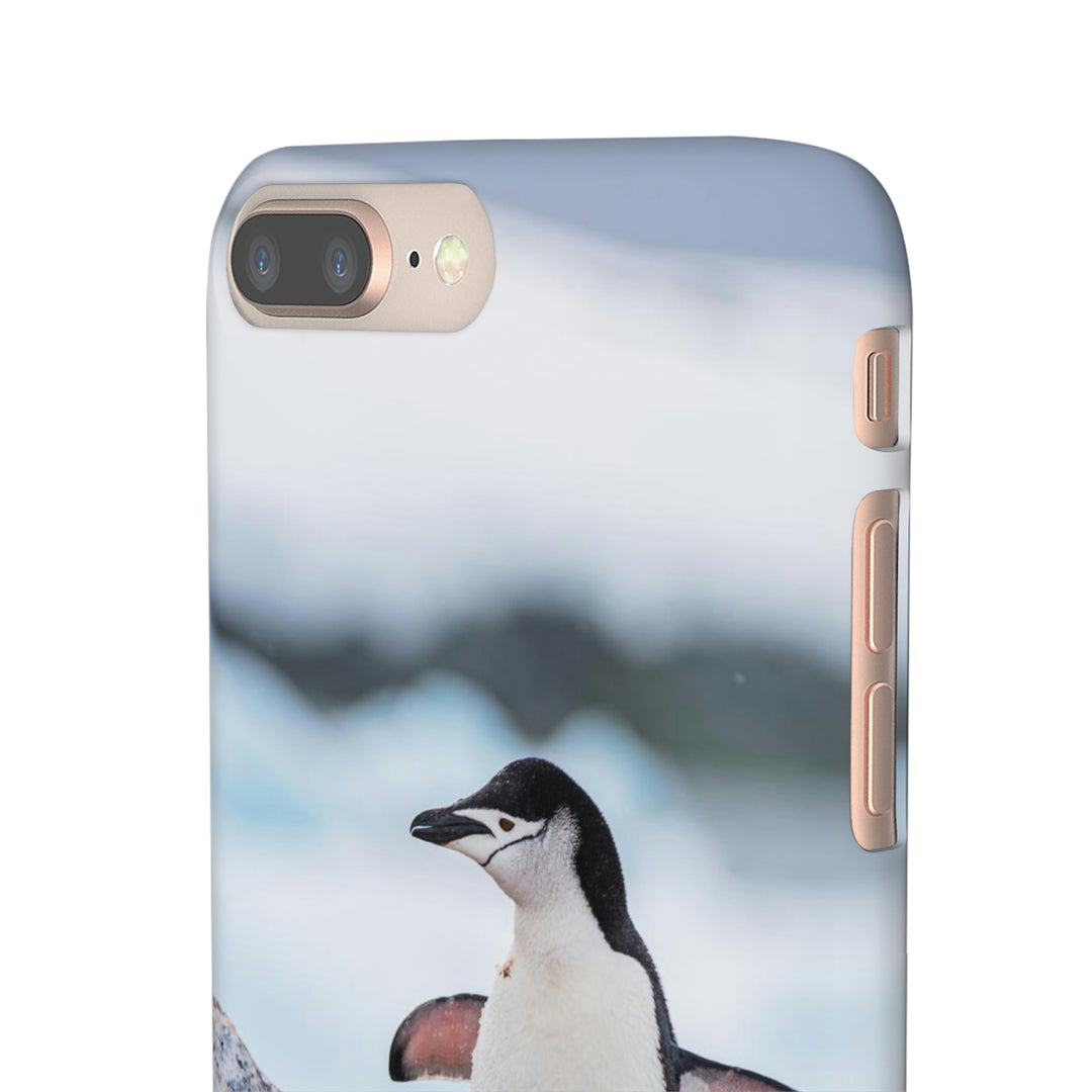 Stretched Penguin - Phone Case