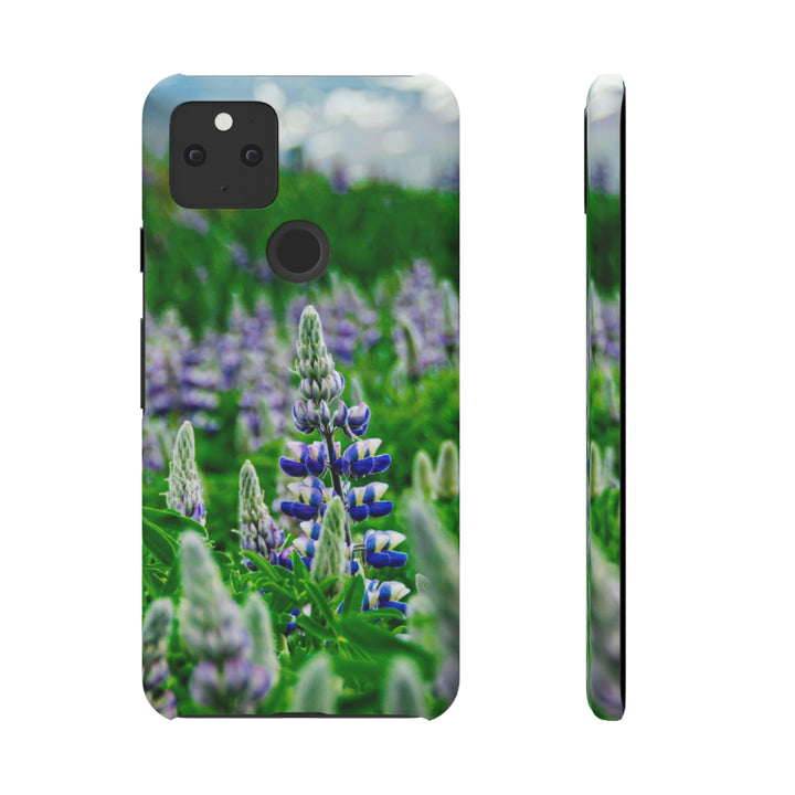 Glowing Lupin with Mountains - Phone Case