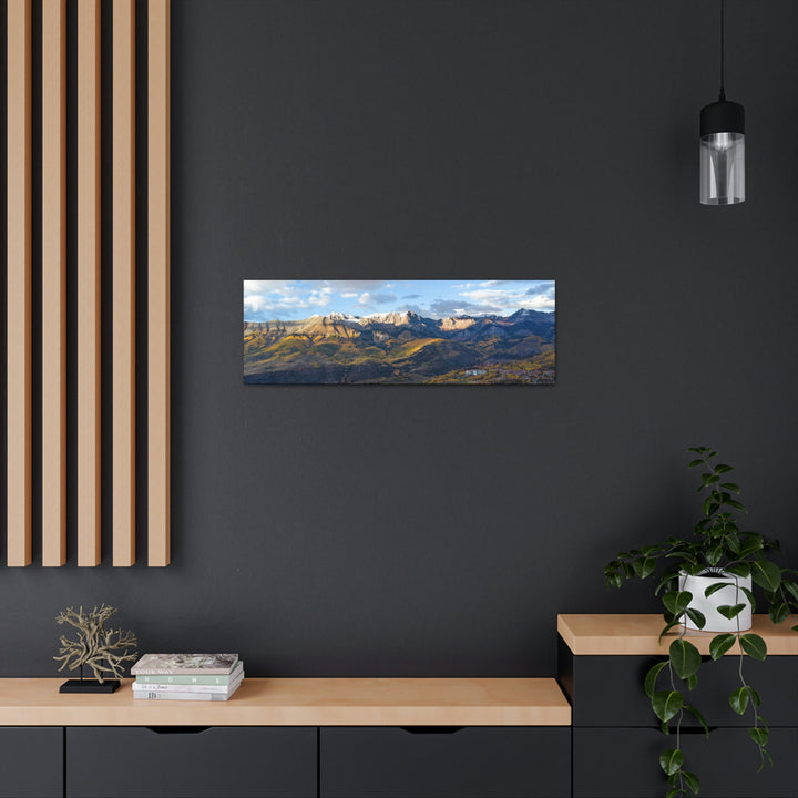 Glowing Mountainside - Canvas