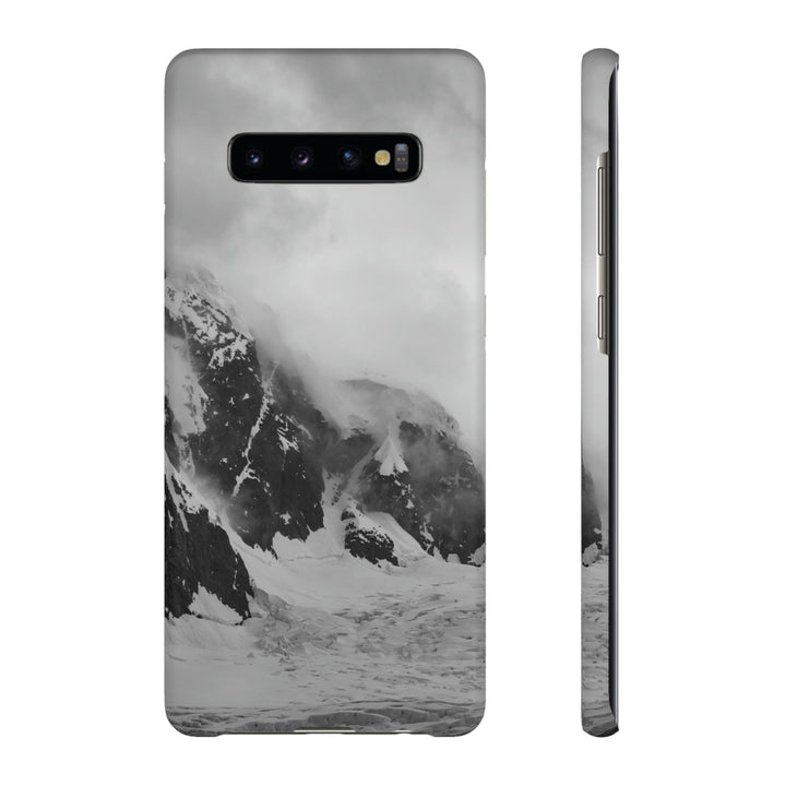 The Mist Descends in Black and White - Phone Case