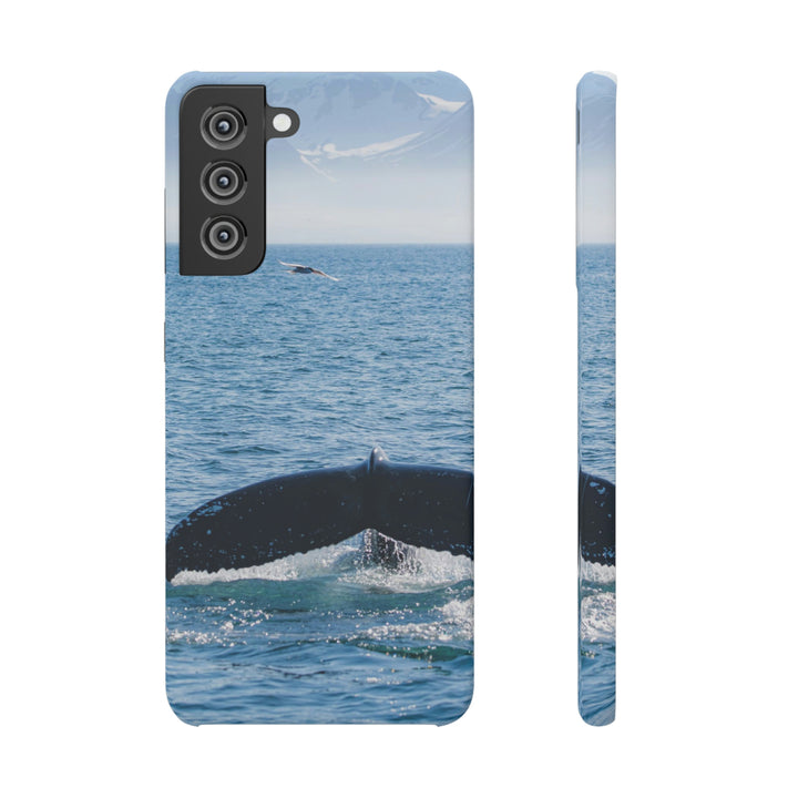 A Whale and A Mountain - Phone Case