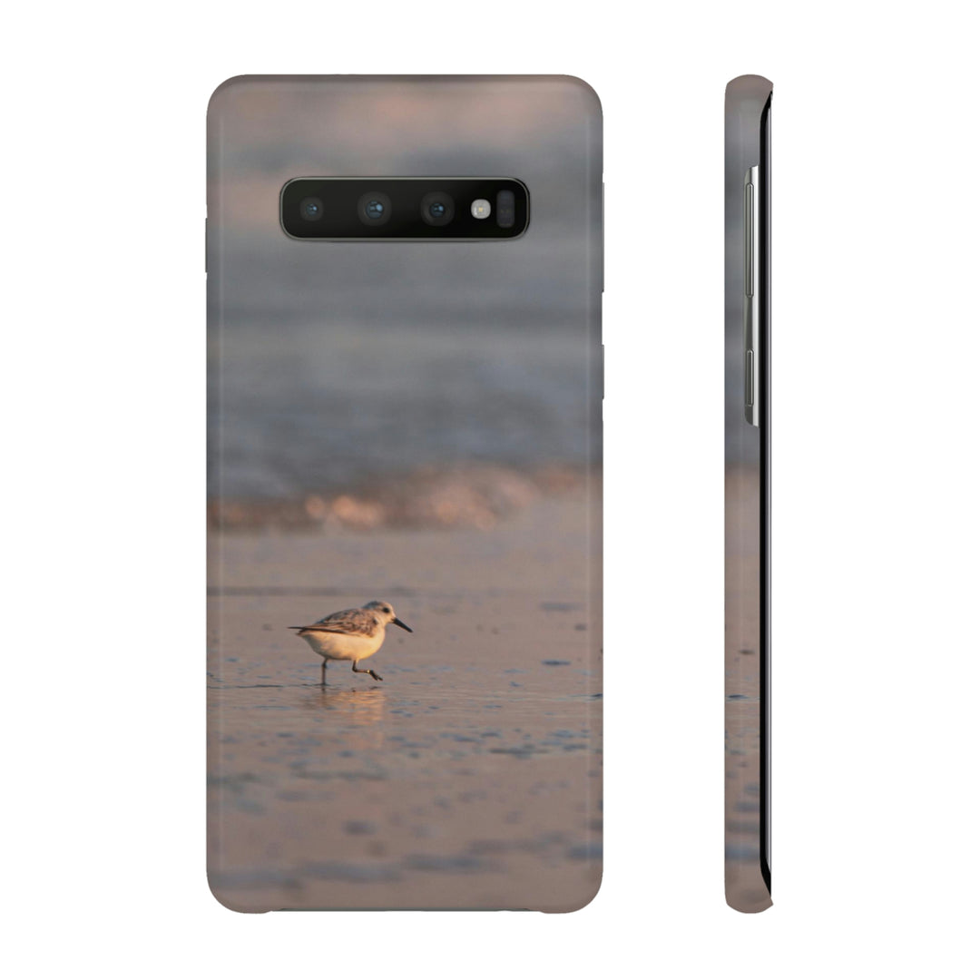 Sanderling in Soft Dusk Light - Phone Case