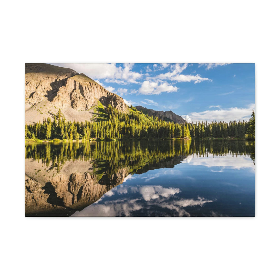 Mountain Scene Reflected - Canvas