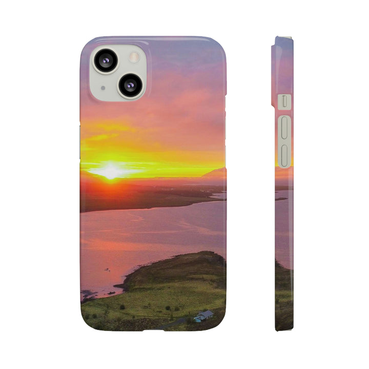 Sunset Over the Fjord Part 1 - Phone Case