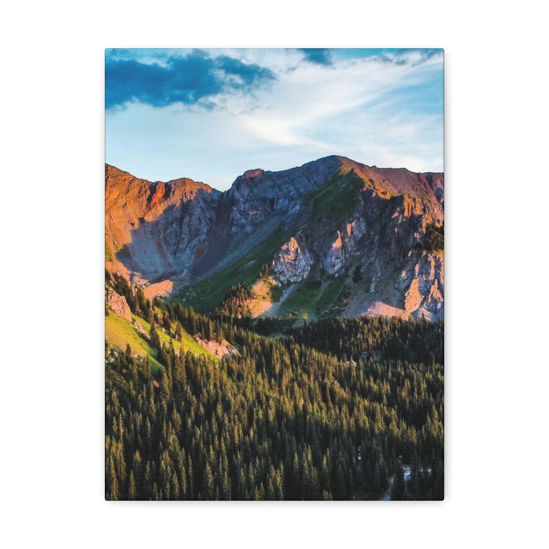 Fading Mountain Light - Canvas