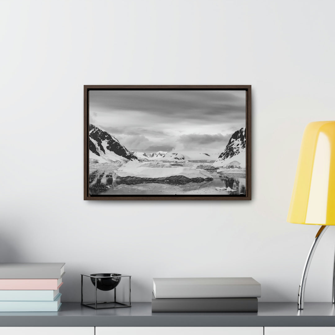 A Still Day in Black and White - Canvas with Frame