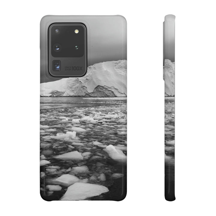 Lane of Ice In Black and White - Phone Case