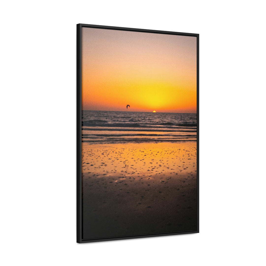 Sunrise on the Sea - Canvas with Frame