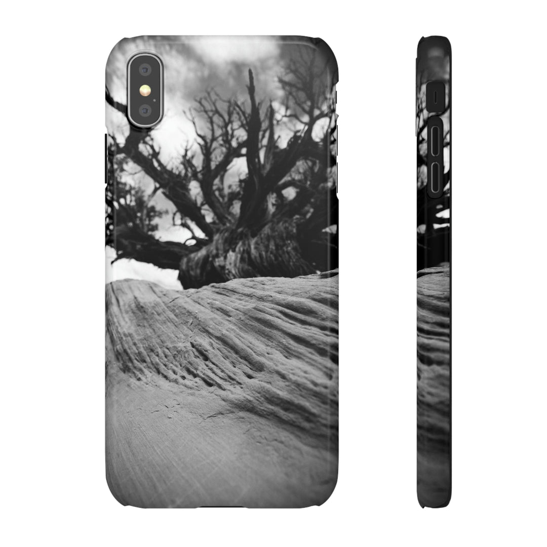 Desert Reach in Black and White - Phone Case