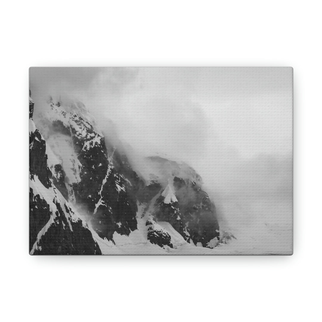 The Mist Descends in Black and White - Canvas