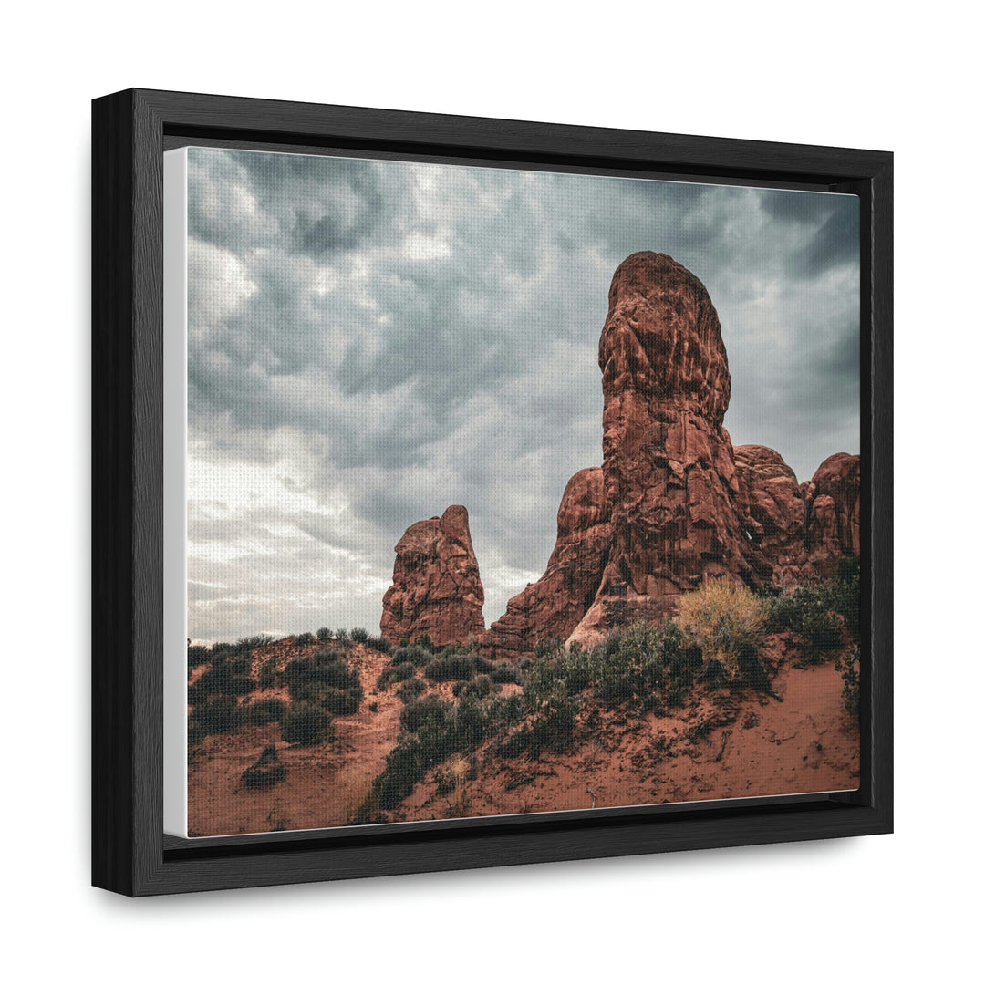 Dramatic Rocks - Canvas with Frame