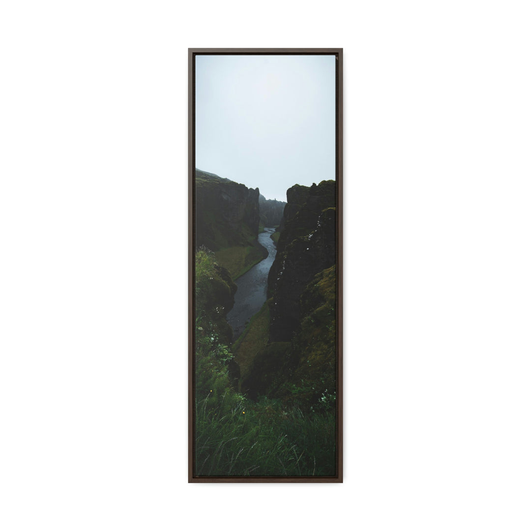 A View of the River - Canvas with Frame