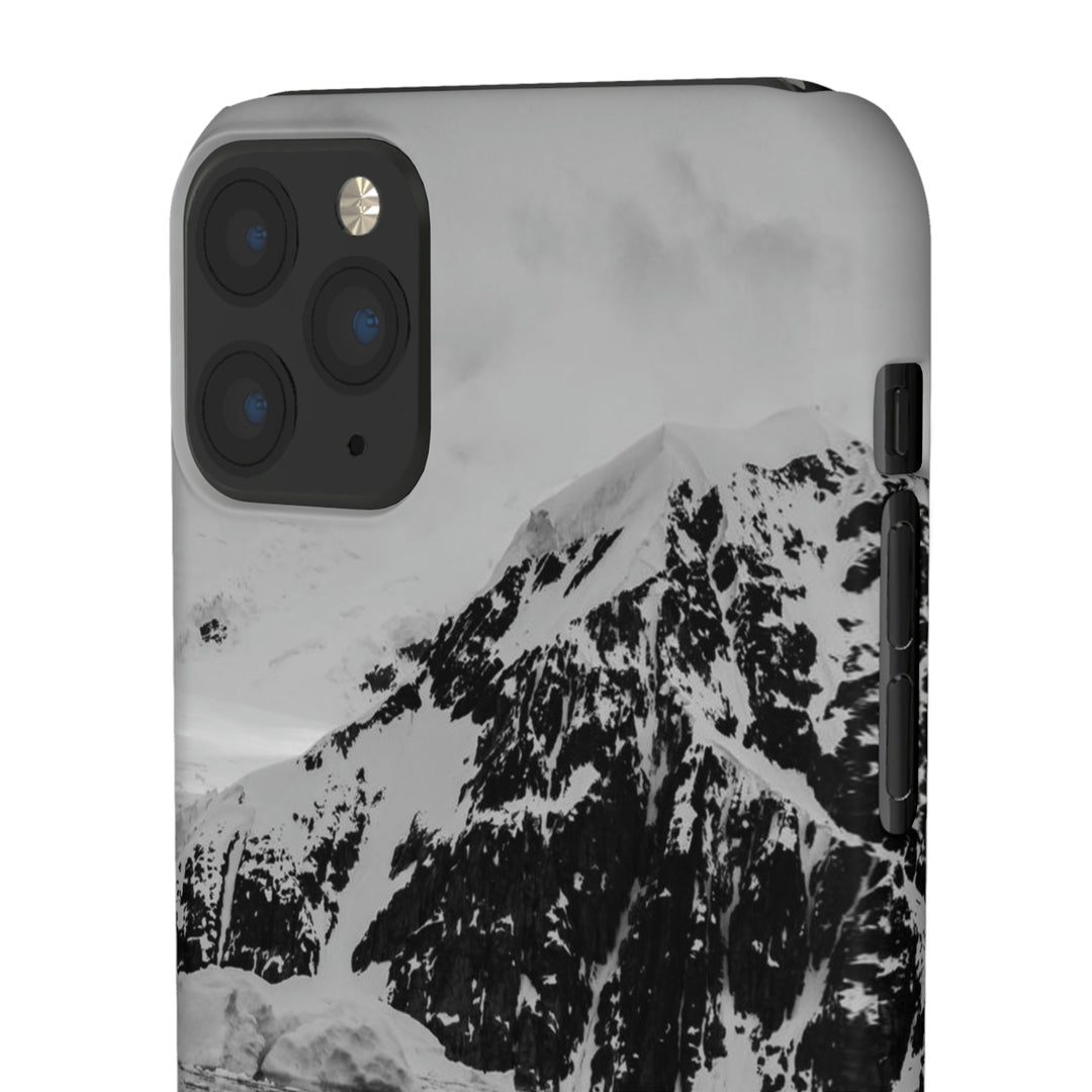 Reflected Calm in Black and White - Phone Case