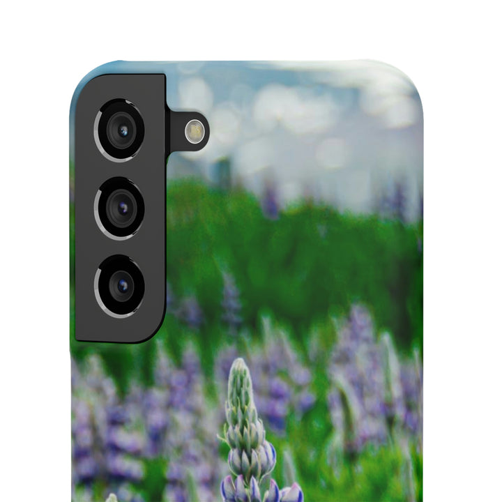 Glowing Lupin with Mountains - Phone Case