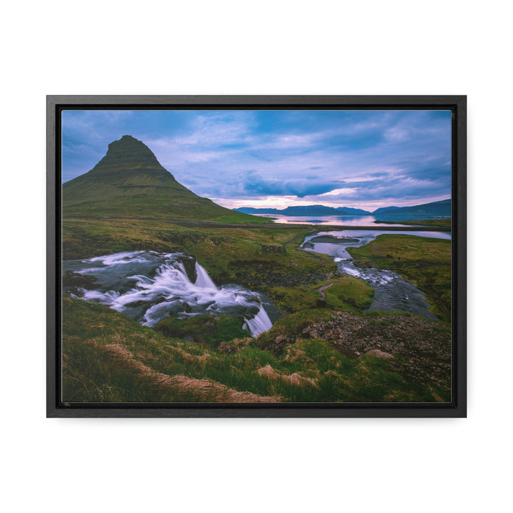 An Icelandic Sunset - Canvas with Frame