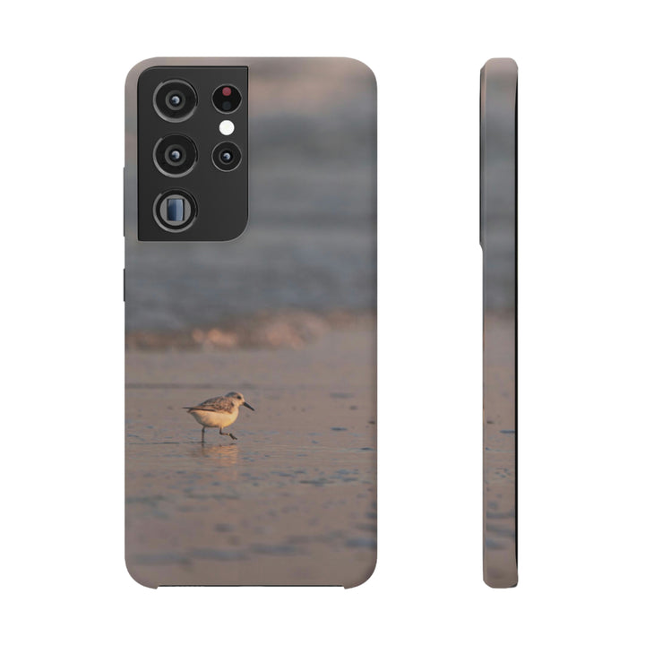 Sanderling in Soft Dusk Light - Phone Case