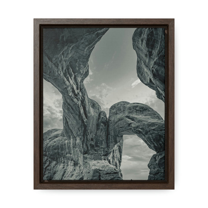 Natural Frames Part 1 in Black and White - Canvas with Frame