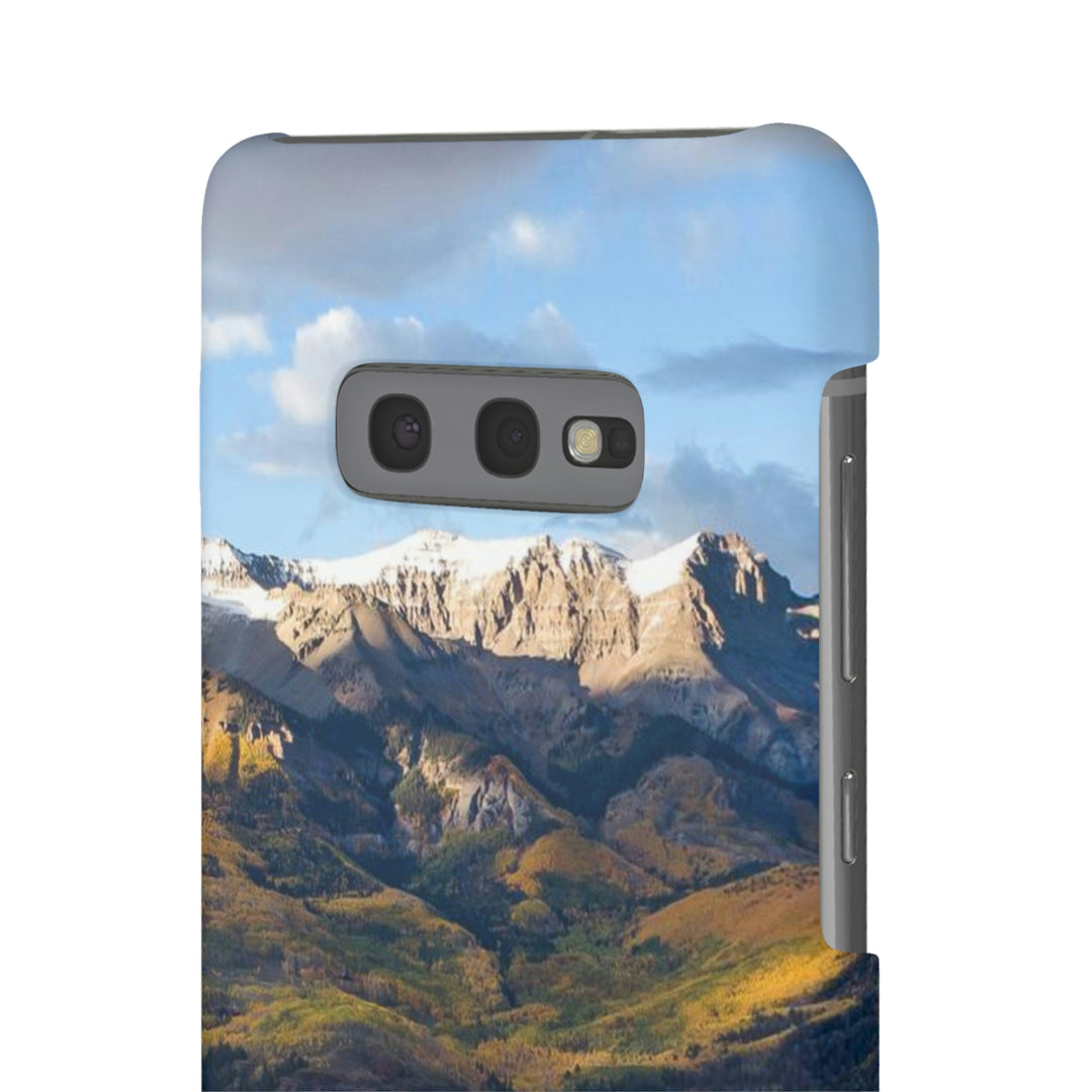 Glowing Mountainside - Phone Case