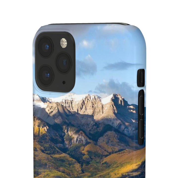 Glowing Mountainside - Phone Case