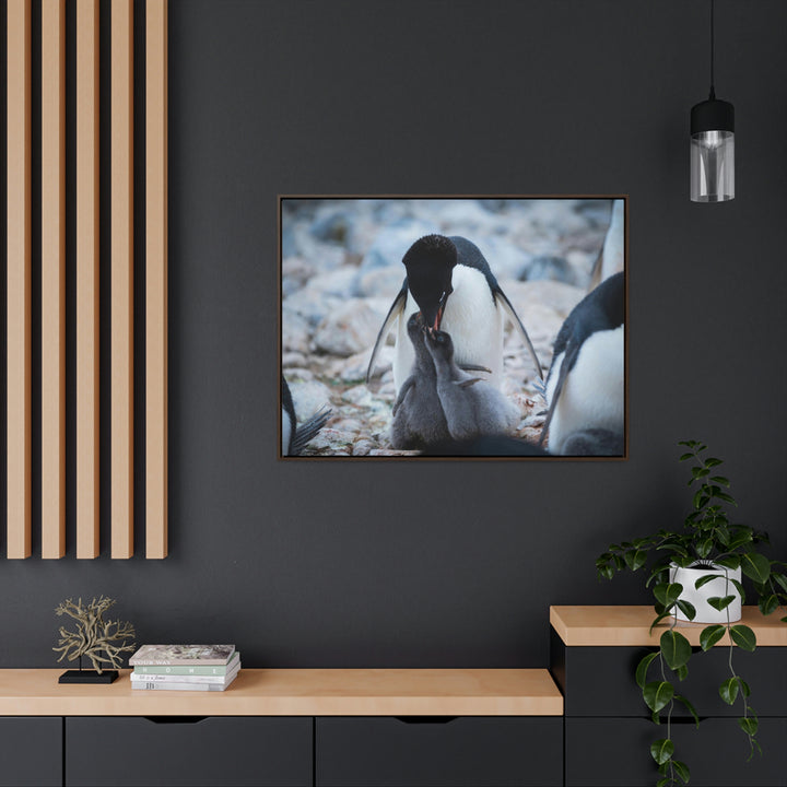 Feeding Time - Canvas with Frame