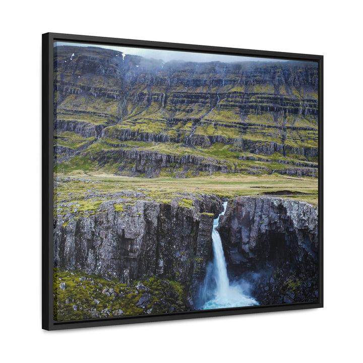 A Remote Waterfall - Canvas with Frame