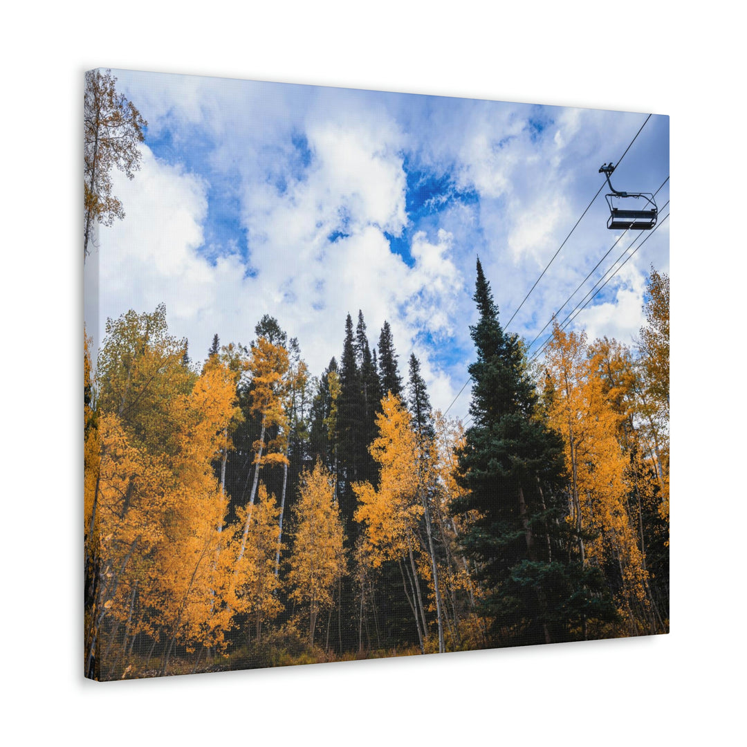 Chairlift in Suspension - Canvas