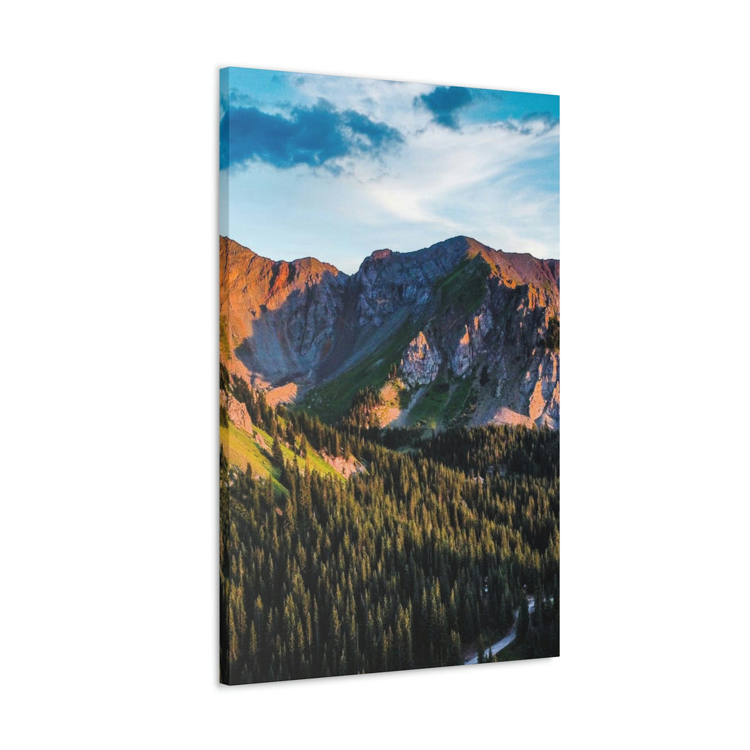 Fading Mountain Light - Canvas