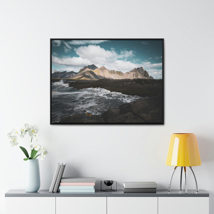 Crashing Sea - Canvas with Frame