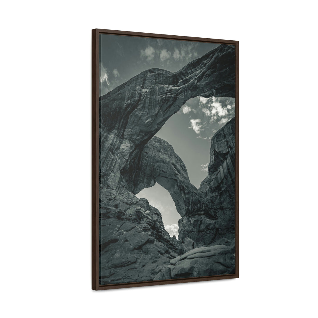 Natural Frames Part 4 in Black and White - Canvas with Frame