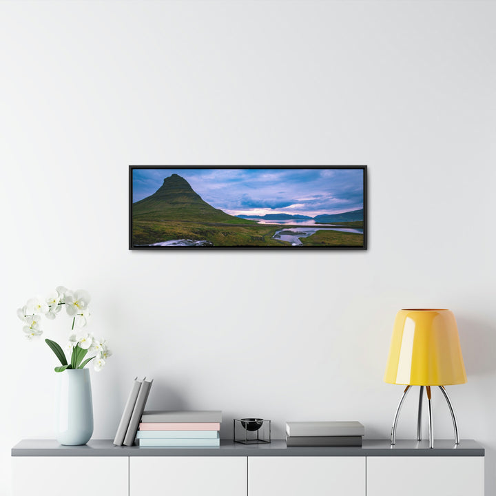 An Icelandic Sunset - Canvas with Frame