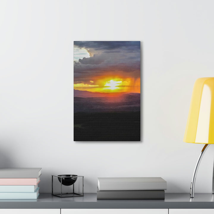 Rainy Sunset - Canvas